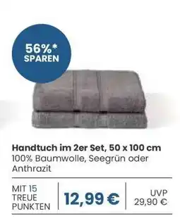 Edeka Handtuch im 2er Set, 50 x 100 cm Angebot