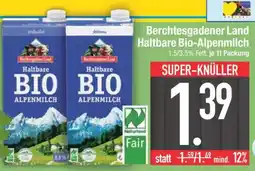 Edeka Berchtesgadener Land Haltbare Bio Alpenmilch Angebot