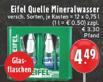 Edeka Eifel Quelle Mineralwasser Angebot