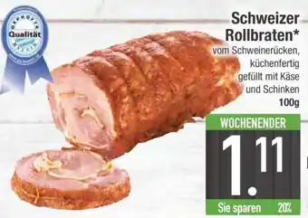 Edeka Schweizer Rollbraten Angebot
