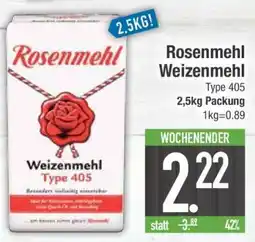 Edeka Rosenmehl Weizenmehl Type 405 Angebot