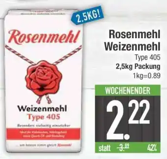Edeka Rosenmehl Weizenmehl Type 405 Angebot