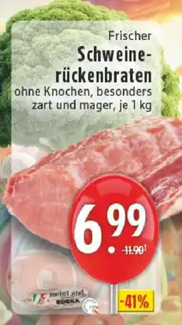 Edeka Frischer Schweinerückenbraten Angebot