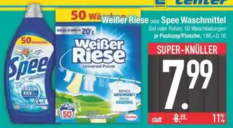 Edeka Weißer Riese oder Spee Waschmittel Angebot