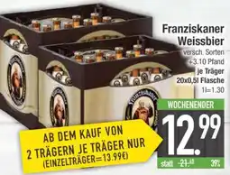 Edeka Franziskaner Weissbier Angebot