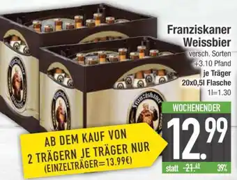 Edeka Franziskaner Weissbier Angebot