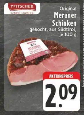 Edeka Original Meraner Schinken Angebot