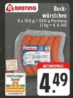 Edeka Rasting Bockwürstchen Angebot