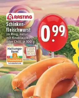 Edeka Rasting Schinkenfleischwurst Angebot