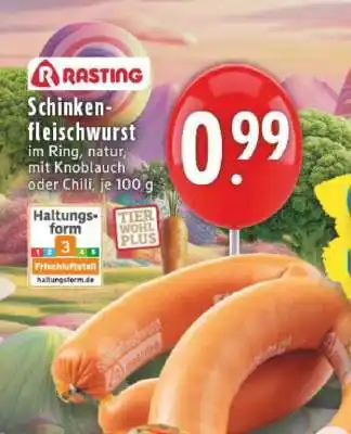 Edeka Rasting Schinkenfleischwurst Angebot