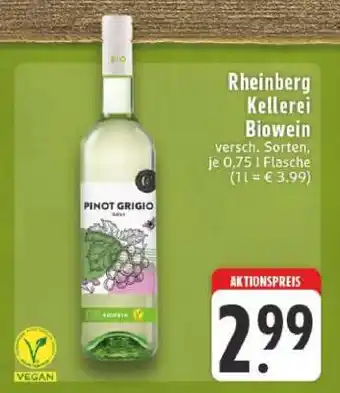Edeka Rheinberg Kellerei Biowein Angebot