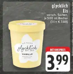 Edeka glycklich Eis Angebot