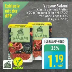 Edeka Vegane Salami Angebot