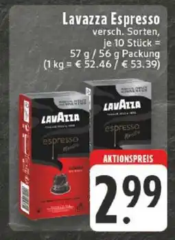 Edeka LAVAZZA Espresso Angebot
