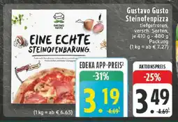 Edeka Gustavo Gusto Steinofenpizza Angebot