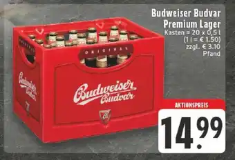 Edeka Budweiser Budvar Premium Lager Angebot