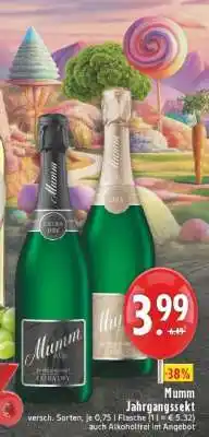 Edeka Mumm Jahrgangssekt Angebot