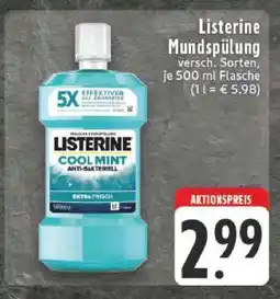 Edeka LISTERINE Mundspülung Angebot