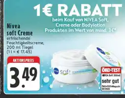 Edeka NIVEA Soft/Creme Angebot