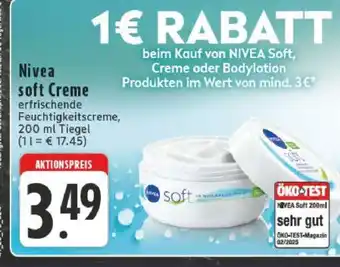 Edeka NIVEA Soft/Creme Angebot