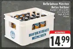 Edeka Hofbräuhaus München Helles Vollbier Angebot