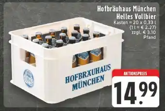 Edeka Hofbräuhaus München Helles Vollbier Angebot