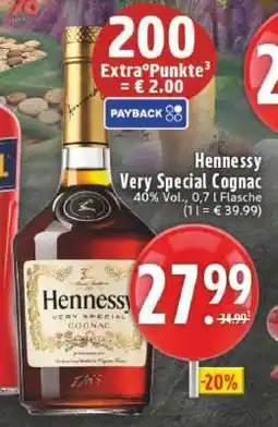 Edeka Hennessy Very Special Cognac Angebot