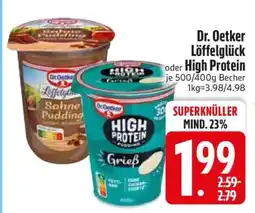 Edeka Dr. Oetker Löffelglück High Protein Angebot