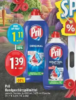 Edeka Pril Handgeschirrspülmittel Angebot