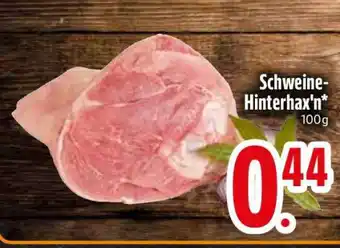 Edeka Schweine-Hinterhax‘n Angebot