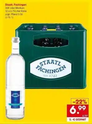 Netto Marken-Discount Staatl. Fachingen Angebot