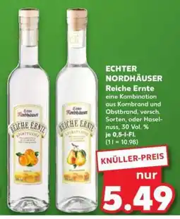 Kaufland Echter Nordhäuser Reiche Ernte Angebot