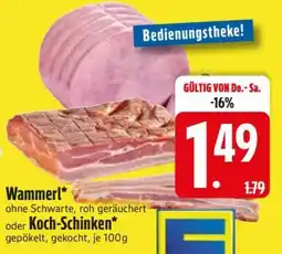 Edeka Wammerl oder Koch-Schinken Angebot
