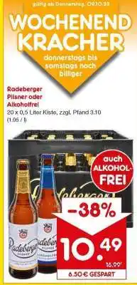 Netto Marken-Discount RADEBERGER Pilsner oder Alkoholfrei Angebot