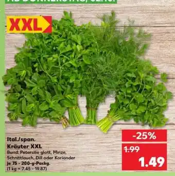 Kaufland Ital./span. Kräuter XXL Angebot