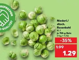 Kaufland Niederl./dtsch. Rosenkohl Angebot