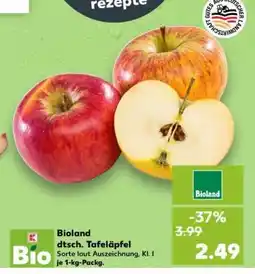 Kaufland Bioland dtsch. Tafeläpfel Angebot