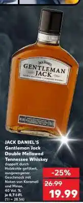 Kaufland JACK DANIEL'S Gentleman Jack Double Mellowed Tennessee Whiskey Angebot