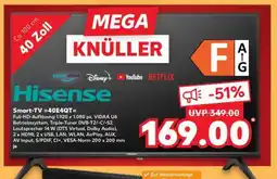 Kaufland Smart-TV 40EAQT Angebot