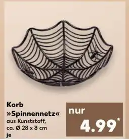 Kaufland Korb Spinnennetz Angebot