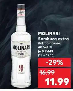 Kaufland Molinari Sambuca extra Angebot