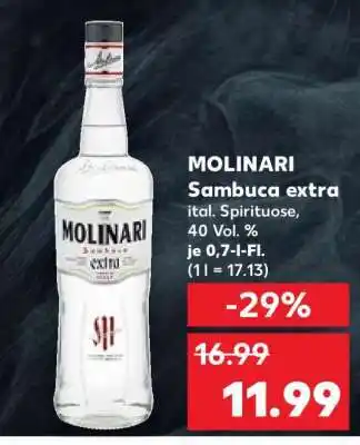Kaufland Molinari Sambuca extra Angebot