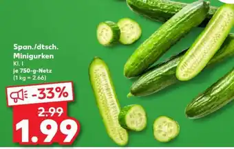 Kaufland Span./dtsch. Minigurken Angebot