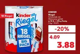 Kaufland KINDER Riegel Angebot
