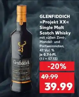Kaufland GLENFIDDICH Projekt XX Single Malt Scotch Whisky Angebot