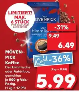 Kaufland MÖVENPICK Kaffee Angebot