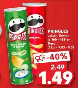 Kaufland Pringles Versch. Sorten Angebot