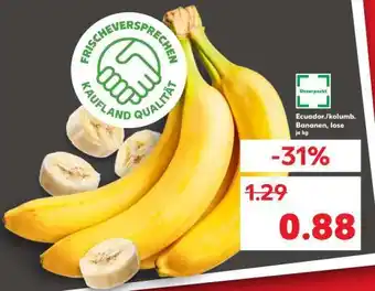 Kaufland Bananen, lose Angebot
