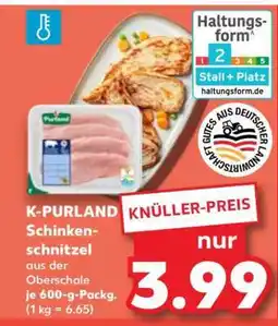 Kaufland K-PURLAND Schinkenschnitzel Angebot