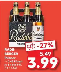 Kaufland Radeberger Pilsner Angebot